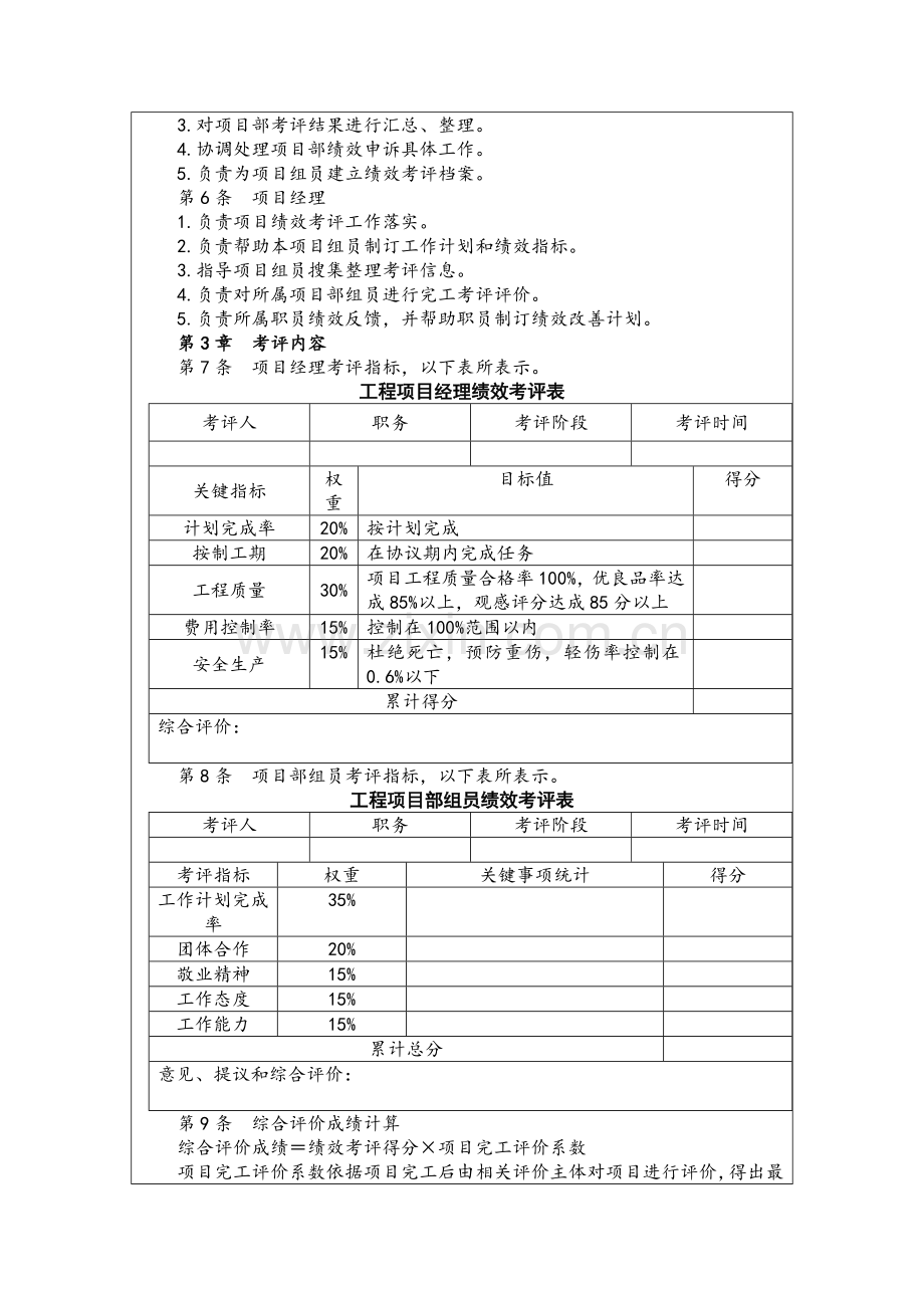 新版地产公司绩效考核办法模板.doc_第2页