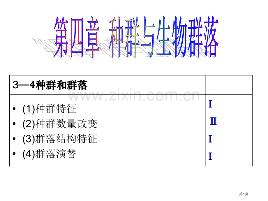 种群和群落复习市公开课一等奖百校联赛获奖课件.pptx_第1页