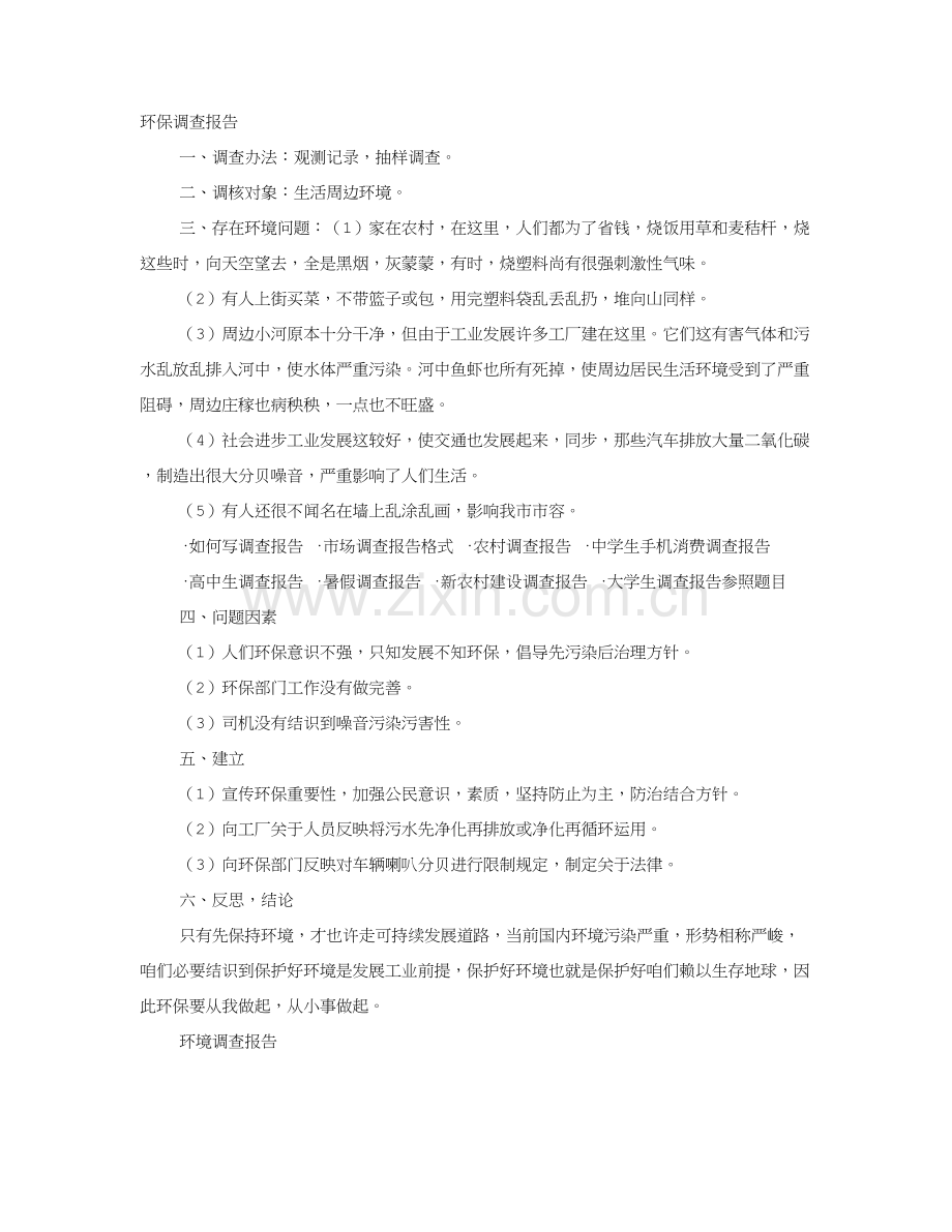 环境污染调查研究报告格式.doc_第1页