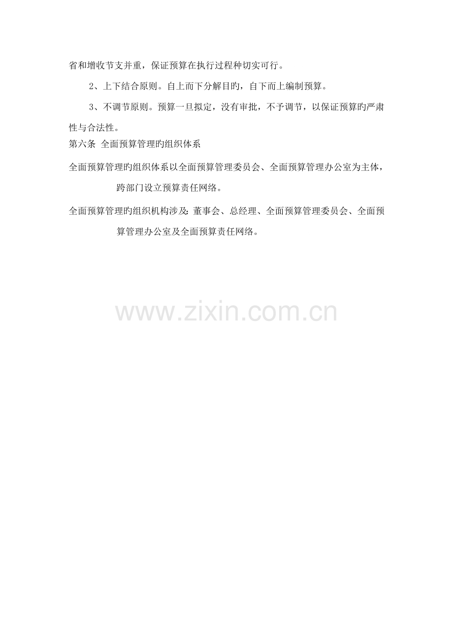 公司的全面具体预算管理新版制度.docx_第3页