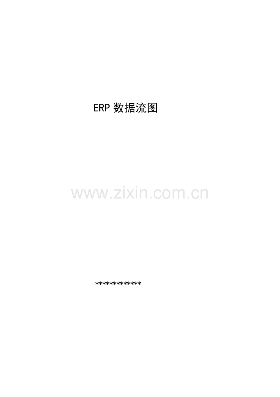 ERP制造业集成流程图模板.doc_第1页