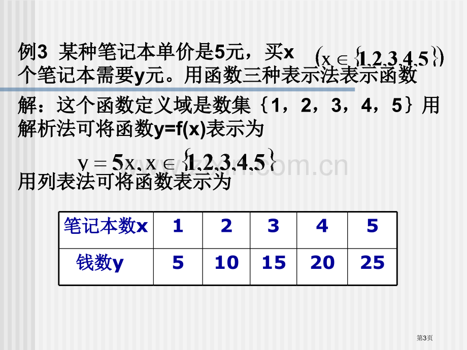 新人教A版必修一函数的表示法市公开课一等奖百校联赛特等奖课件.pptx_第3页