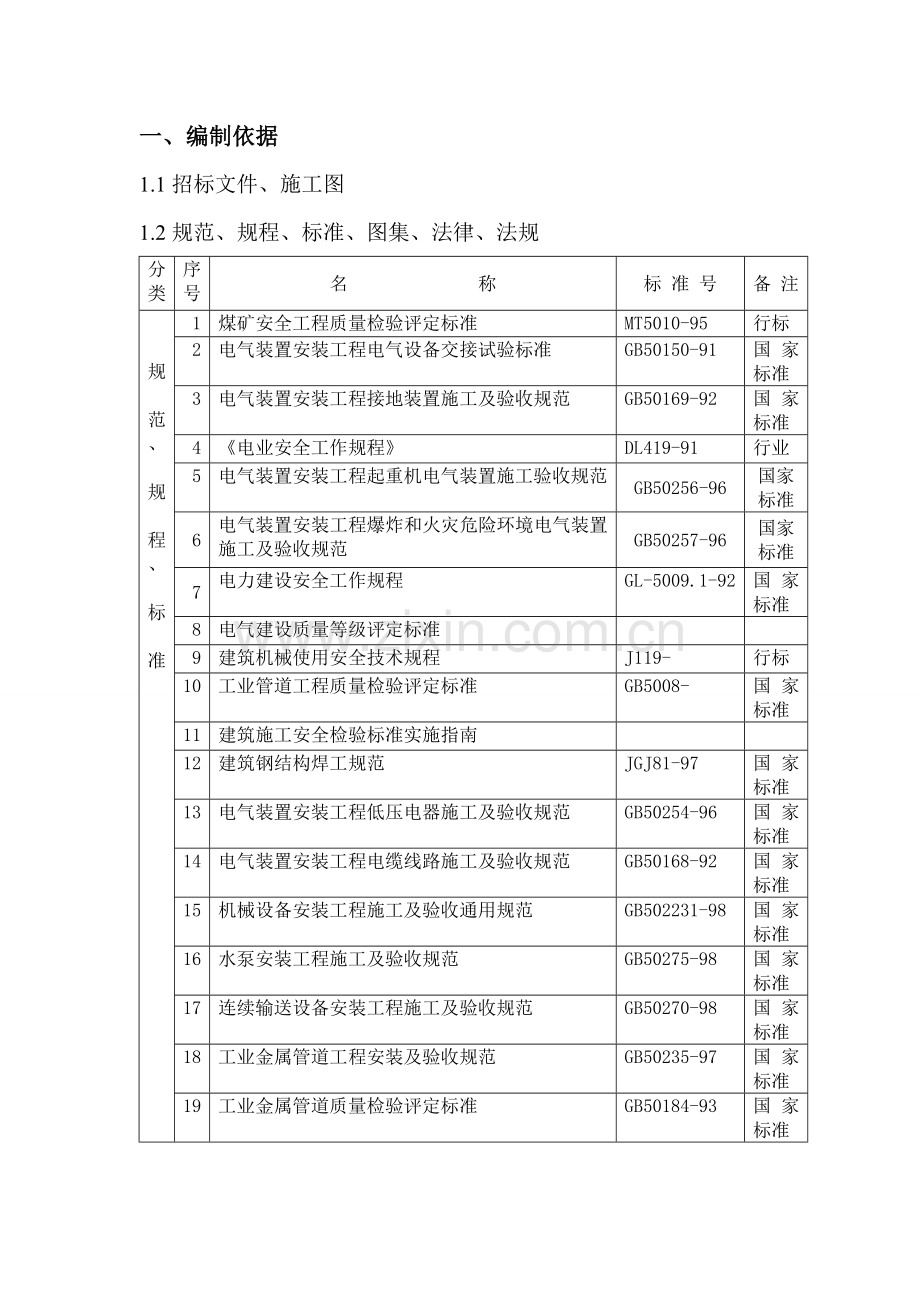 煤水泵安装工程安全技术措施样本.doc_第3页