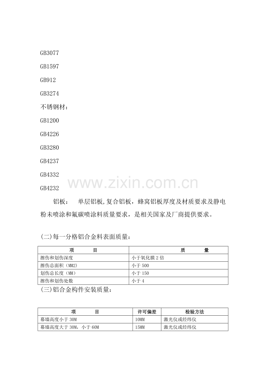 铝合金幕墙施工质量监理实施细则样本.doc_第2页