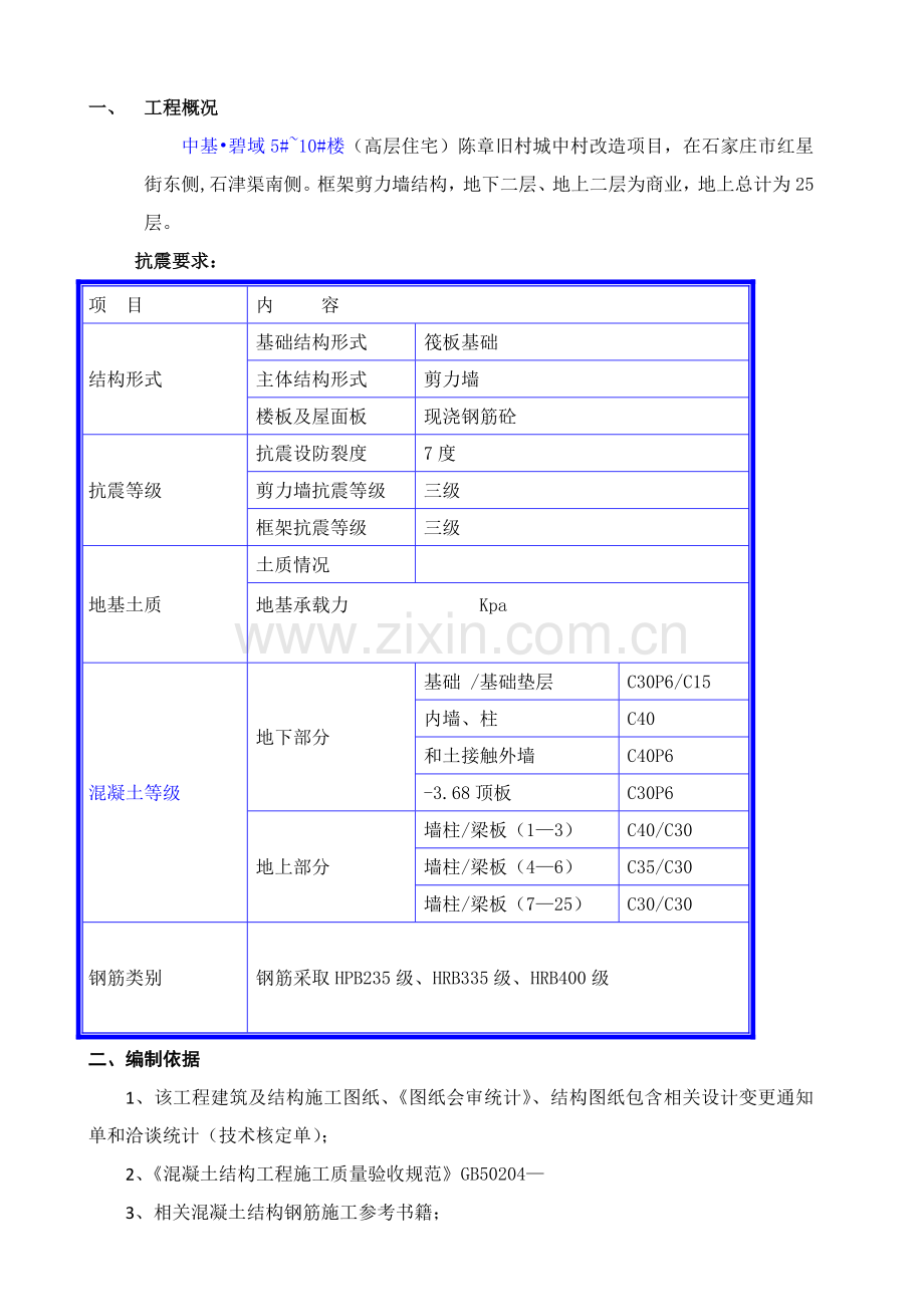 中基碧域钢筋综合项目工程综合项目施工专项方案.doc_第1页