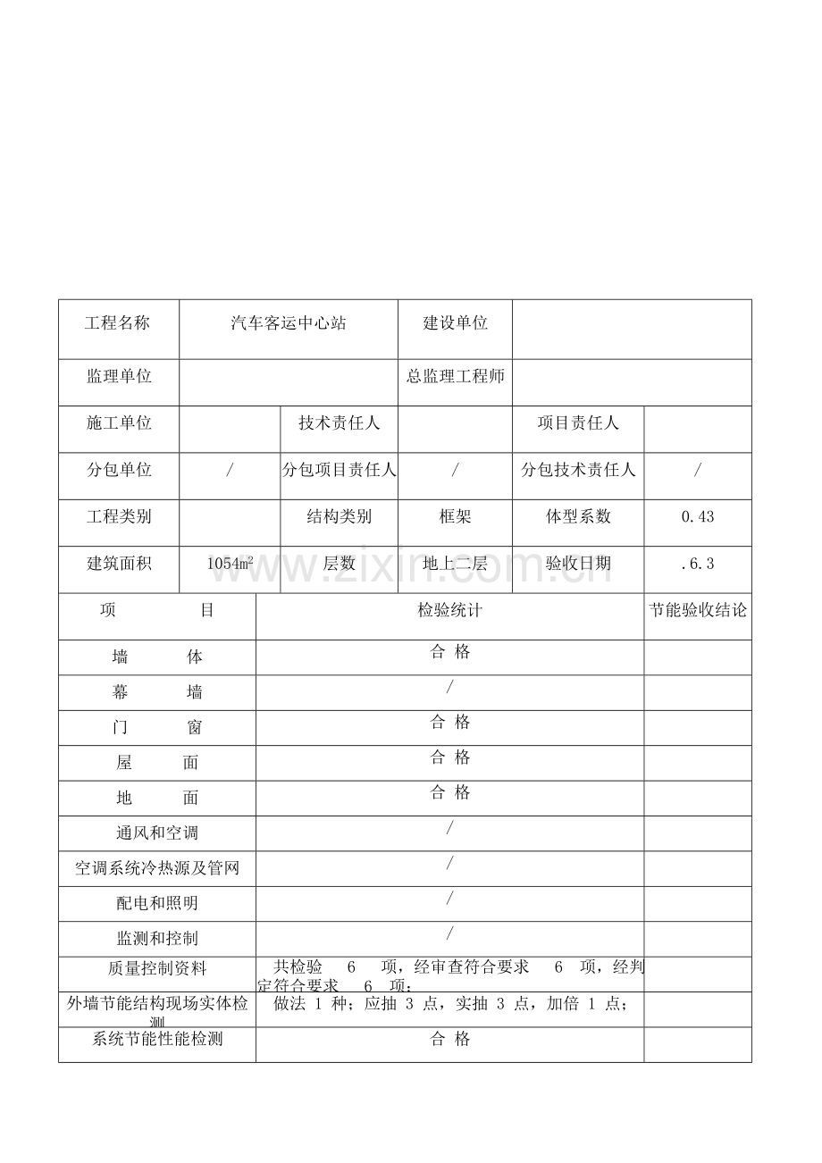 民用建筑工程节能专项验收总结报告.docx_第2页