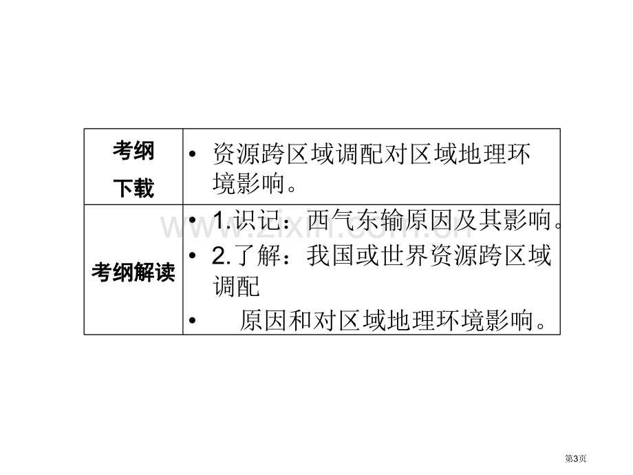 高考地理一轮第一讲资源的跨区域调配以我国西气东输为例省公共课一等奖全国赛课获奖课件.pptx_第3页