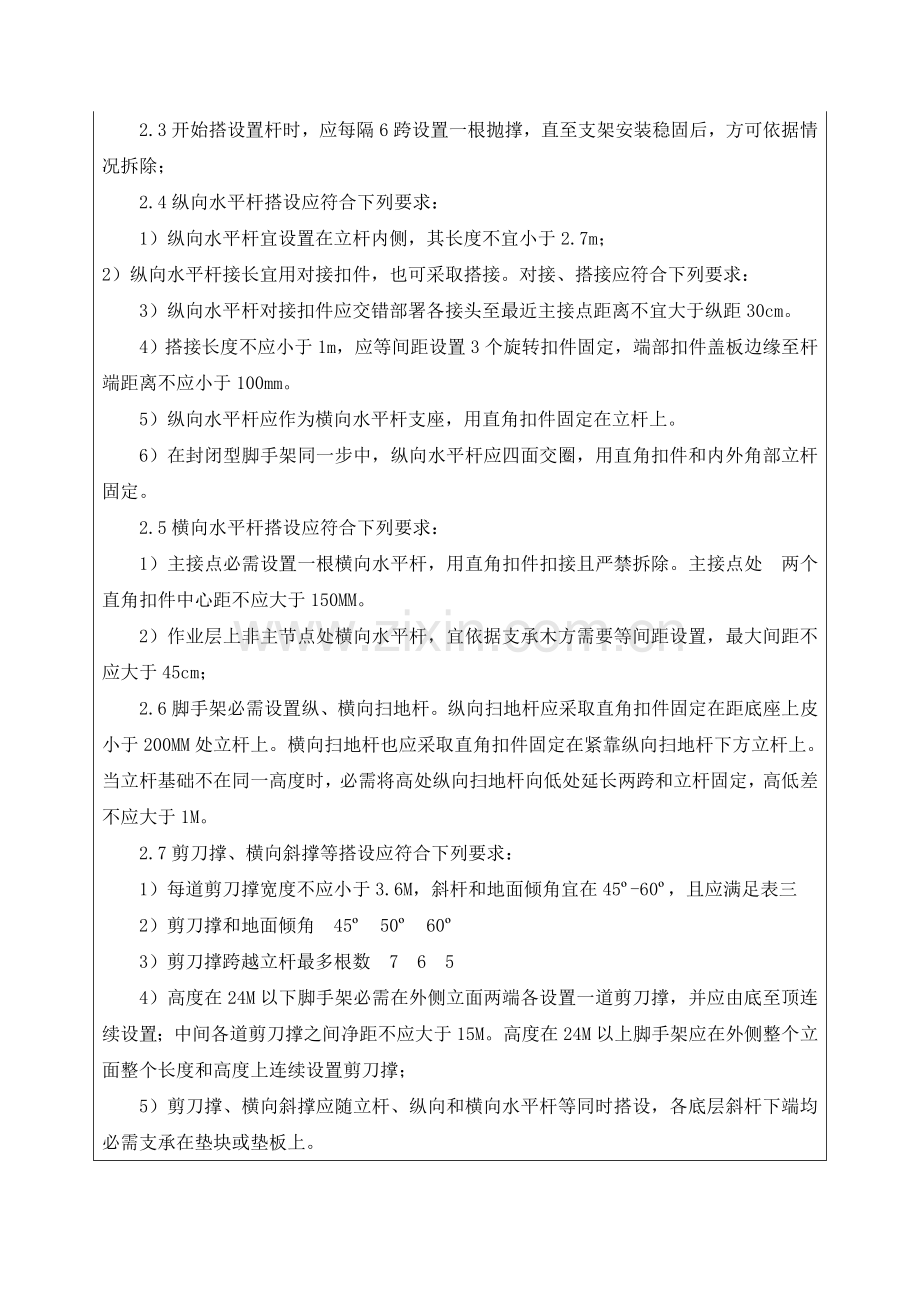 满堂脚手架安全核心技术交底.doc_第2页