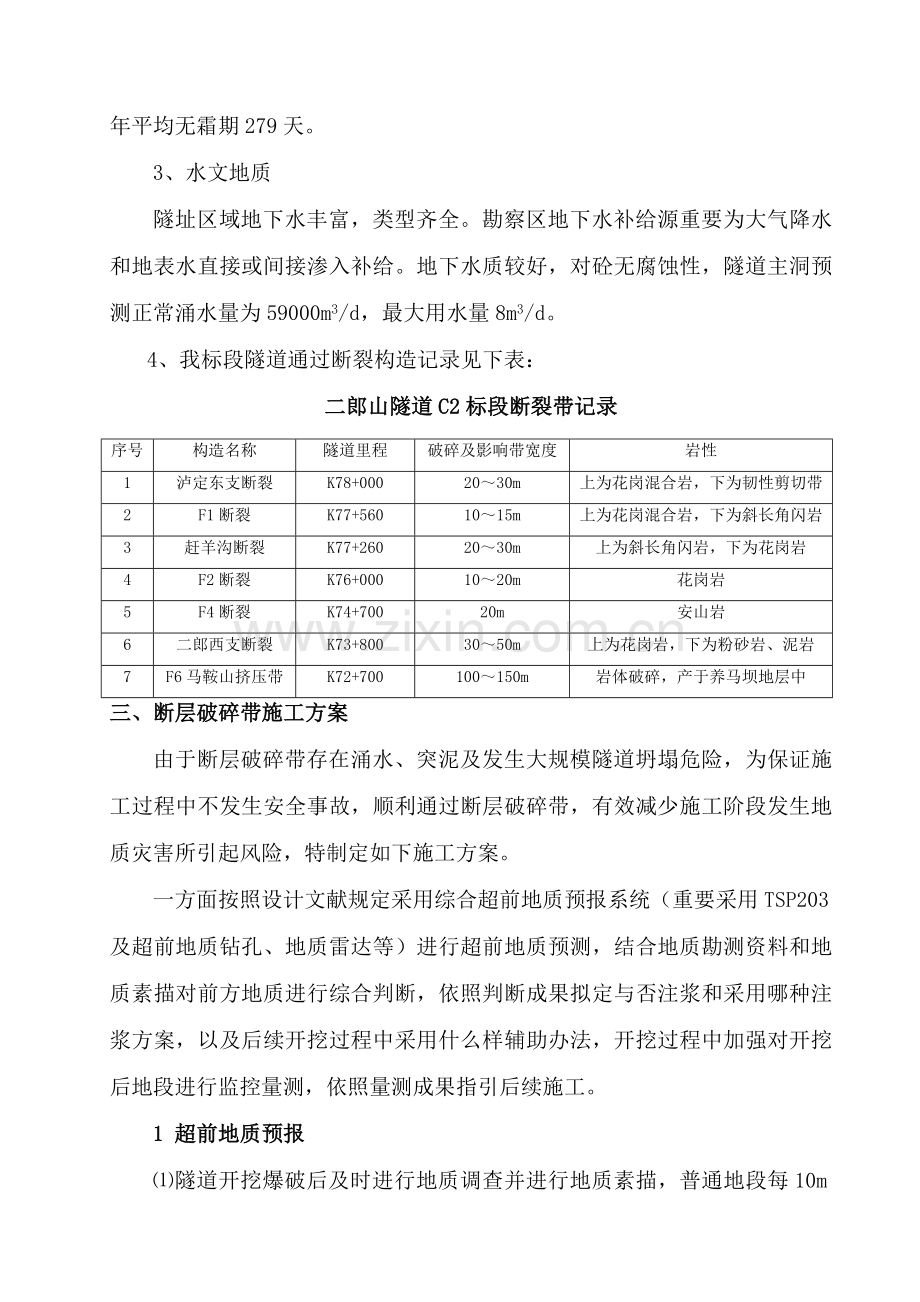 断层破碎带综合项目施工专项方案.doc_第2页