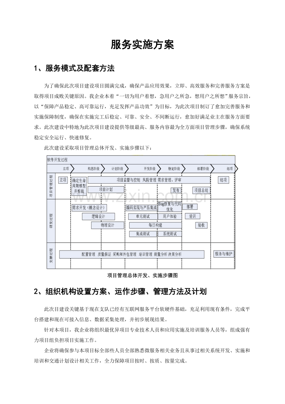 服务实施专业方案.doc_第1页