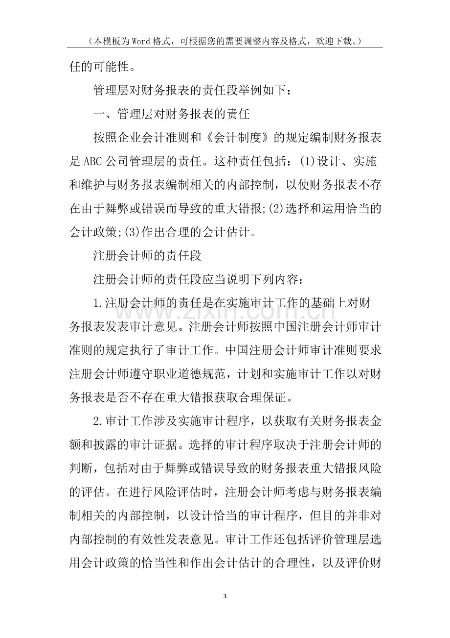 财务审计报告包含要素.docx_第3页