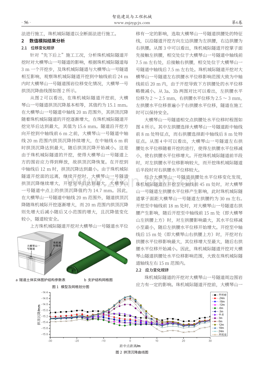 立交隧道“先下后上”施工力学特性.pdf_第2页