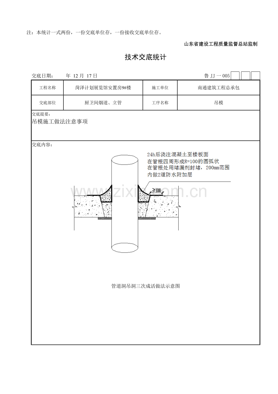 烟道吊洞核心技术交底.doc_第3页