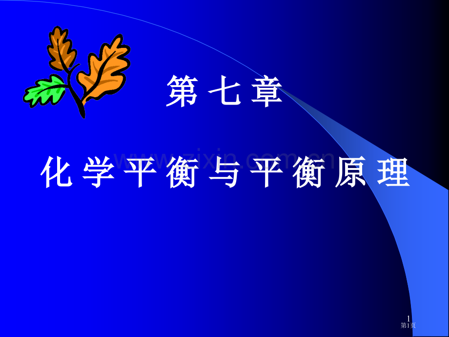 化学平衡与平衡原理市公开课一等奖百校联赛特等奖课件.pptx_第1页