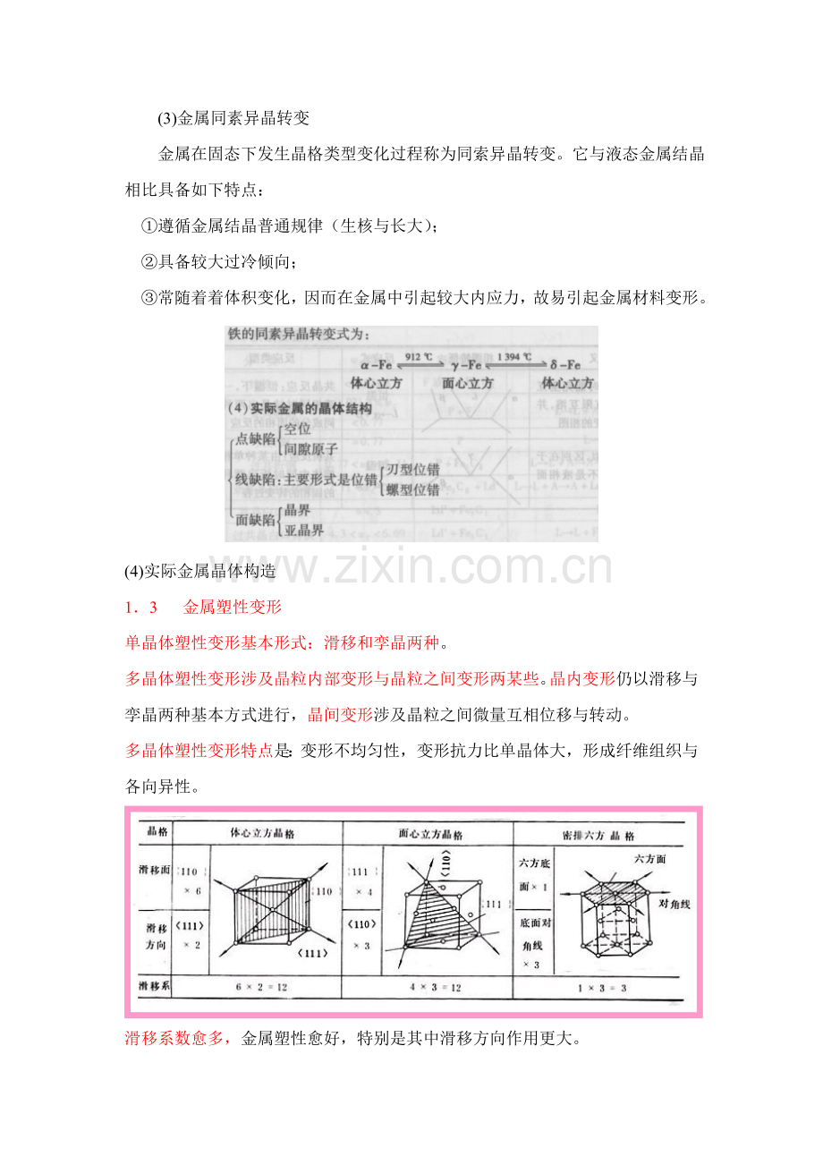 综合项目工程材料及机械制造基础复习综合项目工程材料.doc_第3页