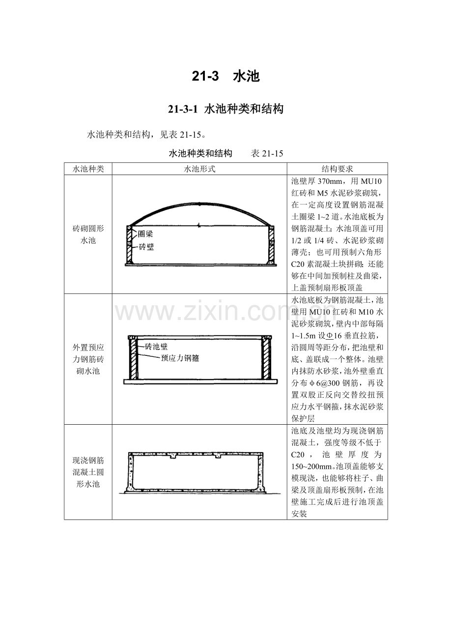 水池综合标准施工专业方案.doc_第1页