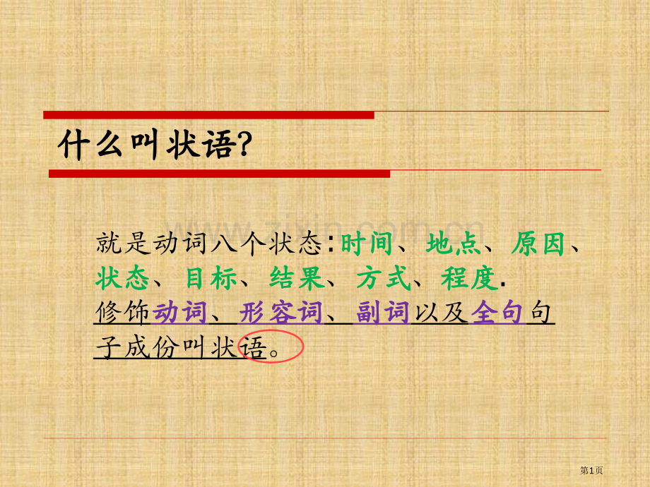 英语状语解析省公共课一等奖全国赛课获奖课件.pptx_第1页