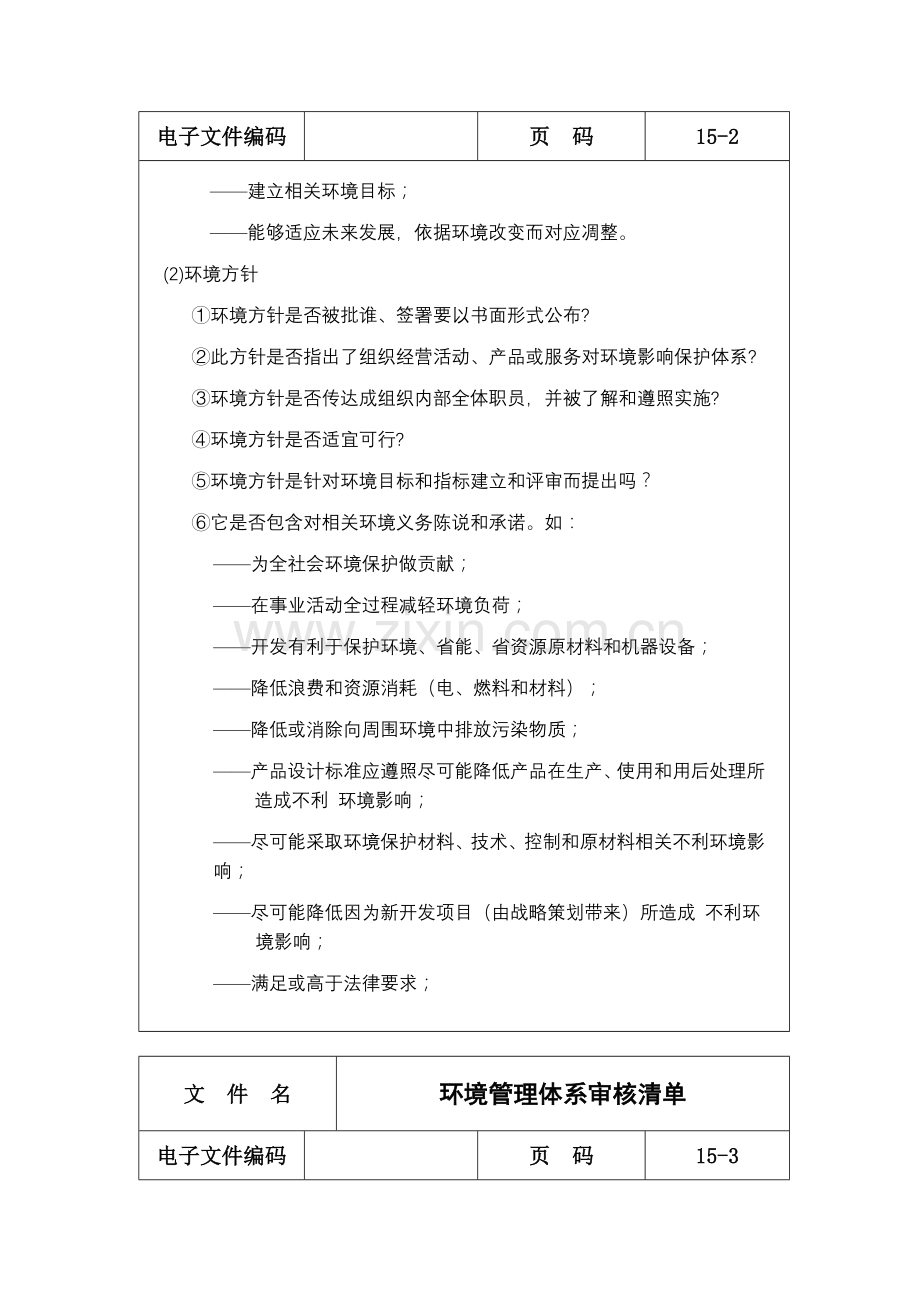 环境管理体系审核清单模板样本.doc_第3页