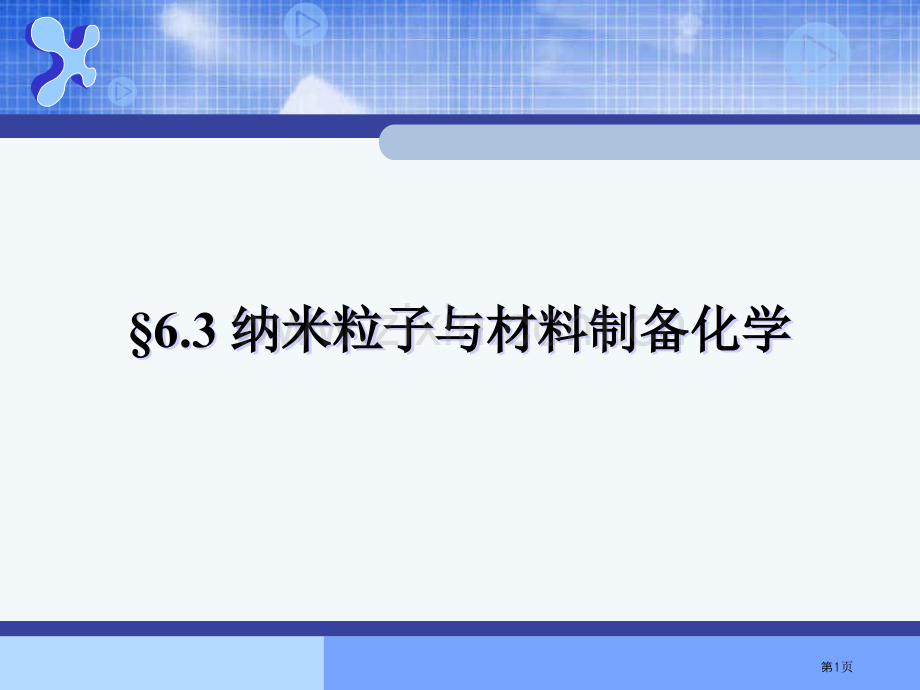 无机合成化学纳米粒子与材料的制备化学市公开课一等奖百校联赛特等奖课件.pptx_第1页