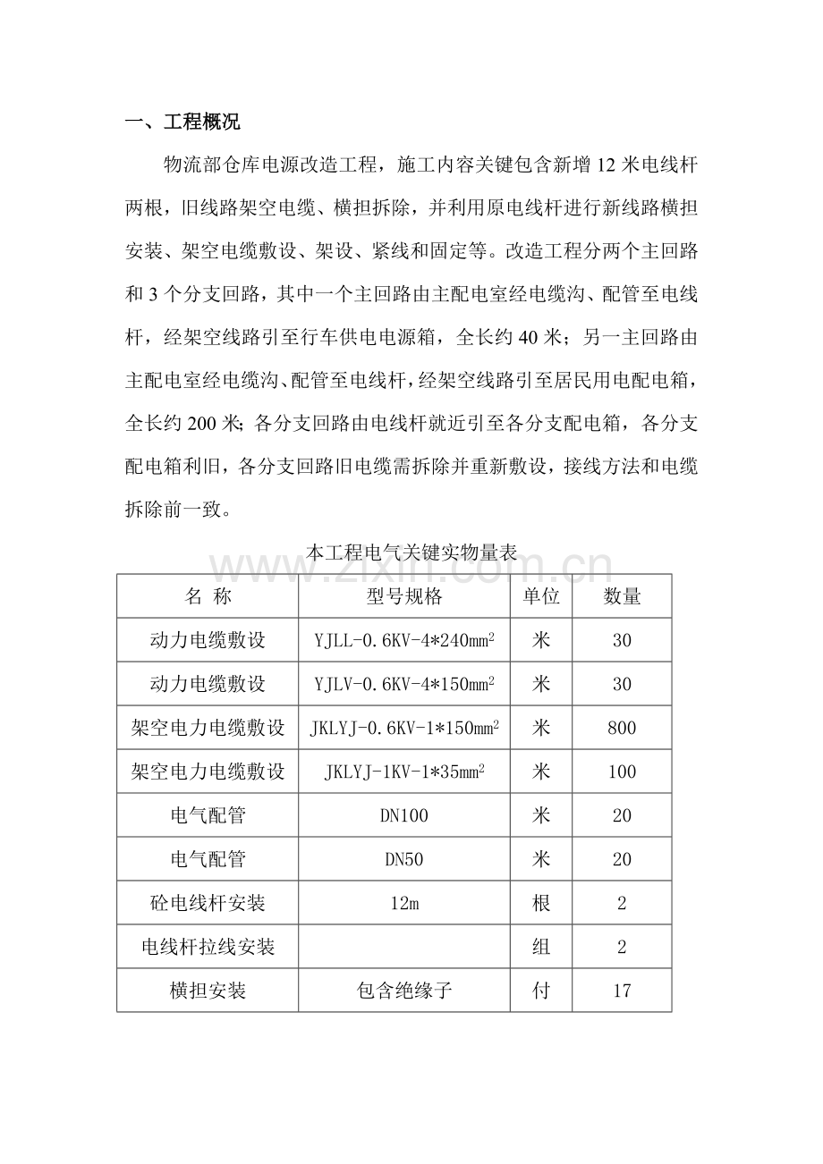 物流部仓库电源改造综合项目工程电气综合项目施工专项方案.doc_第2页