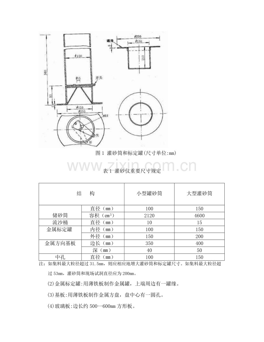 灌砂法及环刀法测定压实度作业指导说明书.doc_第2页