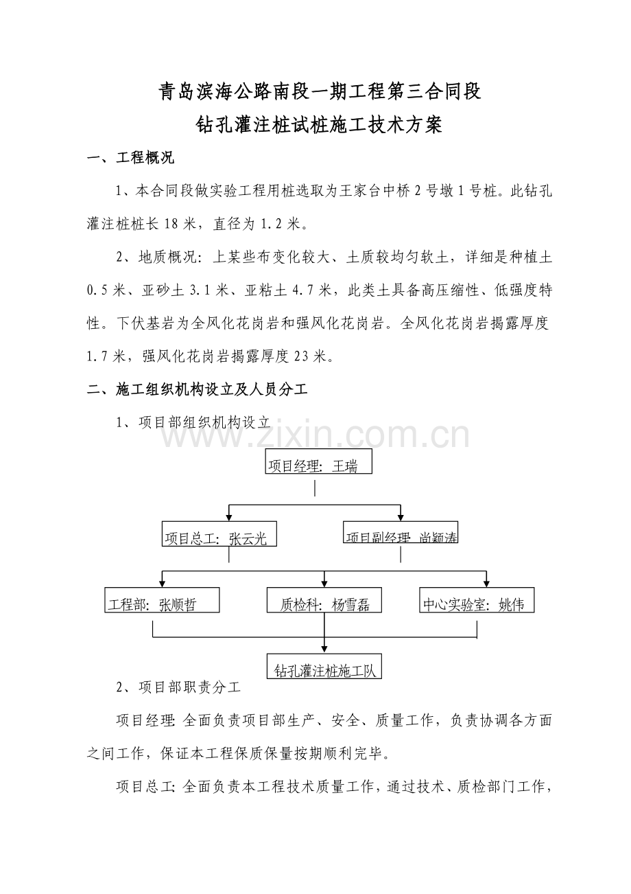 灌注桩试验桩综合项目施工专项方案.doc_第1页