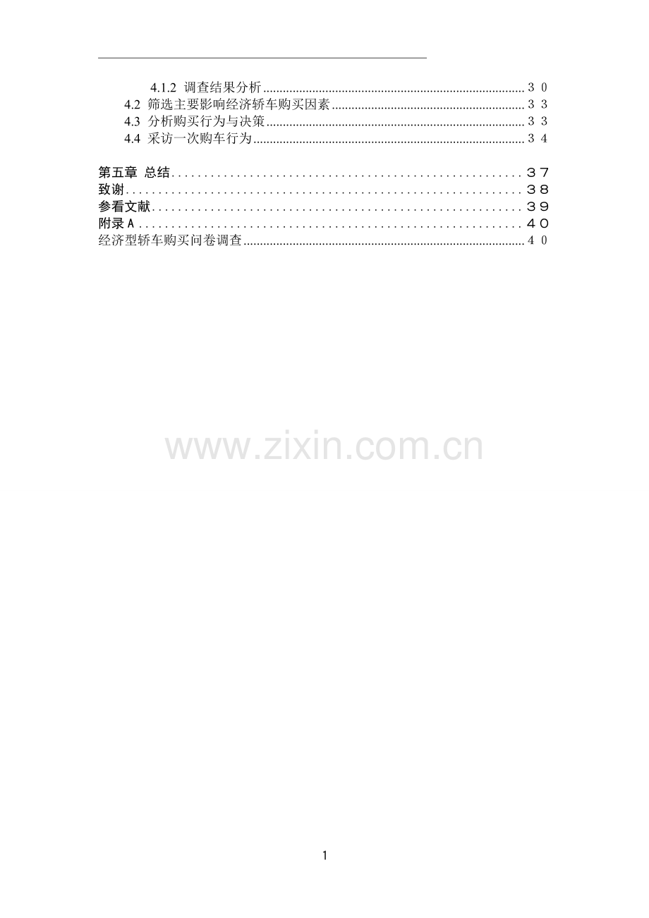 经济型轿车购买行为与决策分析大学本科毕业论文.doc_第2页