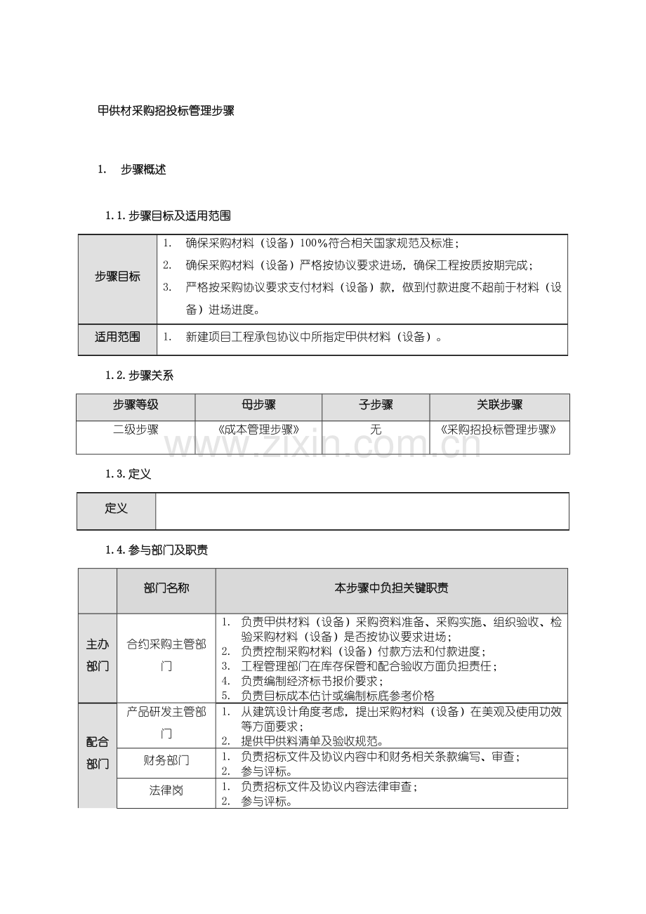 甲供材采购招综合投标管理综合流程.doc_第2页