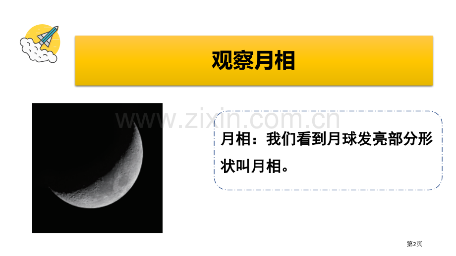 教科版三年级下册科学3.4月相变化的规律教学课件省公开课一等奖新名师优质课比赛一等奖课件.pptx_第2页