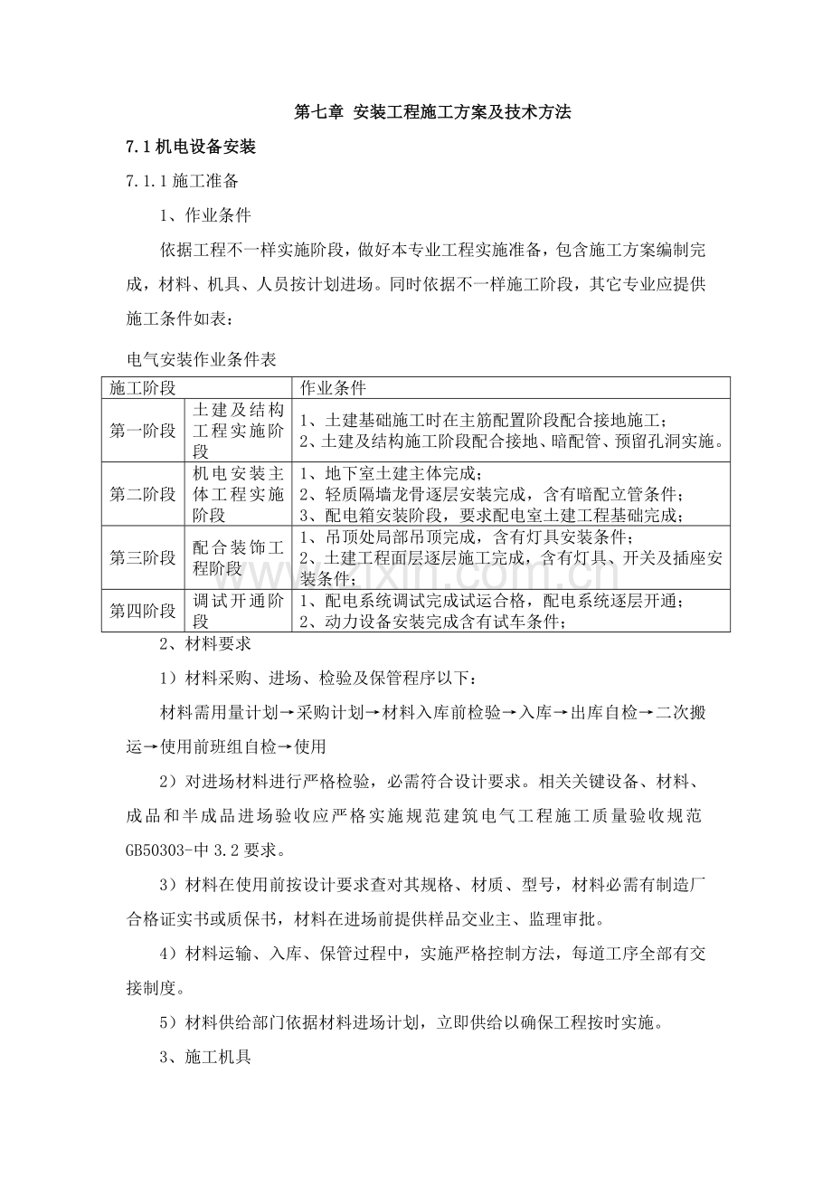 电气综合项目工程主要综合项目施工专项方案.docx_第1页