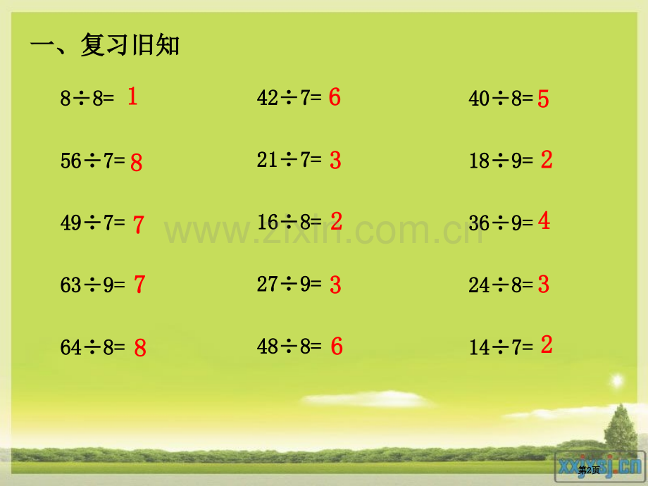 表内除法二解决问题省公共课一等奖全国赛课获奖课件.pptx_第2页