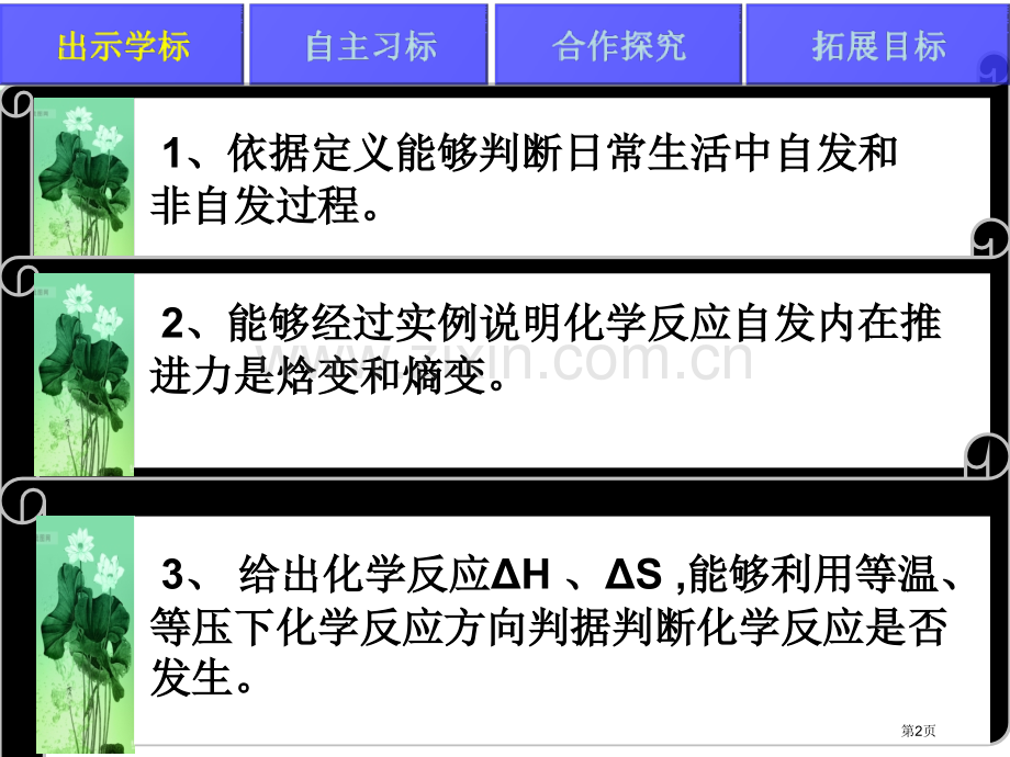 选修4化学反应进行的方向省公共课一等奖全国赛课获奖课件.pptx_第2页