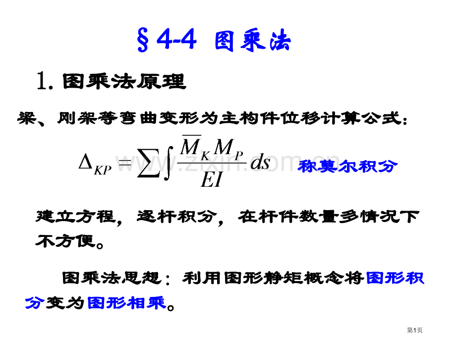 结构力学图乘法市公开课一等奖百校联赛获奖课件.pptx_第1页