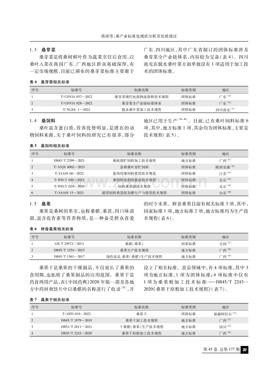 桑产业标准化现状分析及发展建议.pdf_第3页