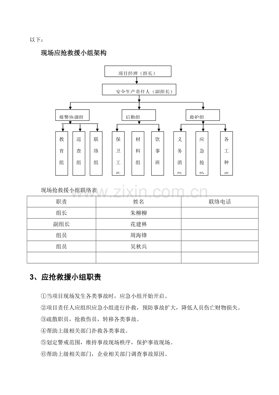 综合标准施工应急专题预案专项综合标准施工专业方案.doc_第3页