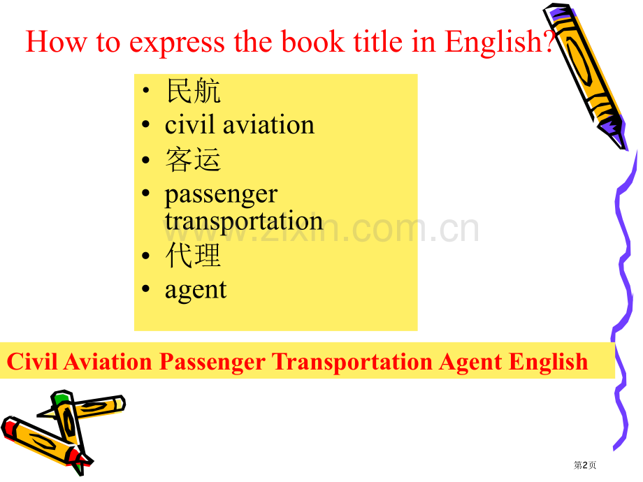 民航客运代理英语对话一省公共课一等奖全国赛课获奖课件.pptx_第2页