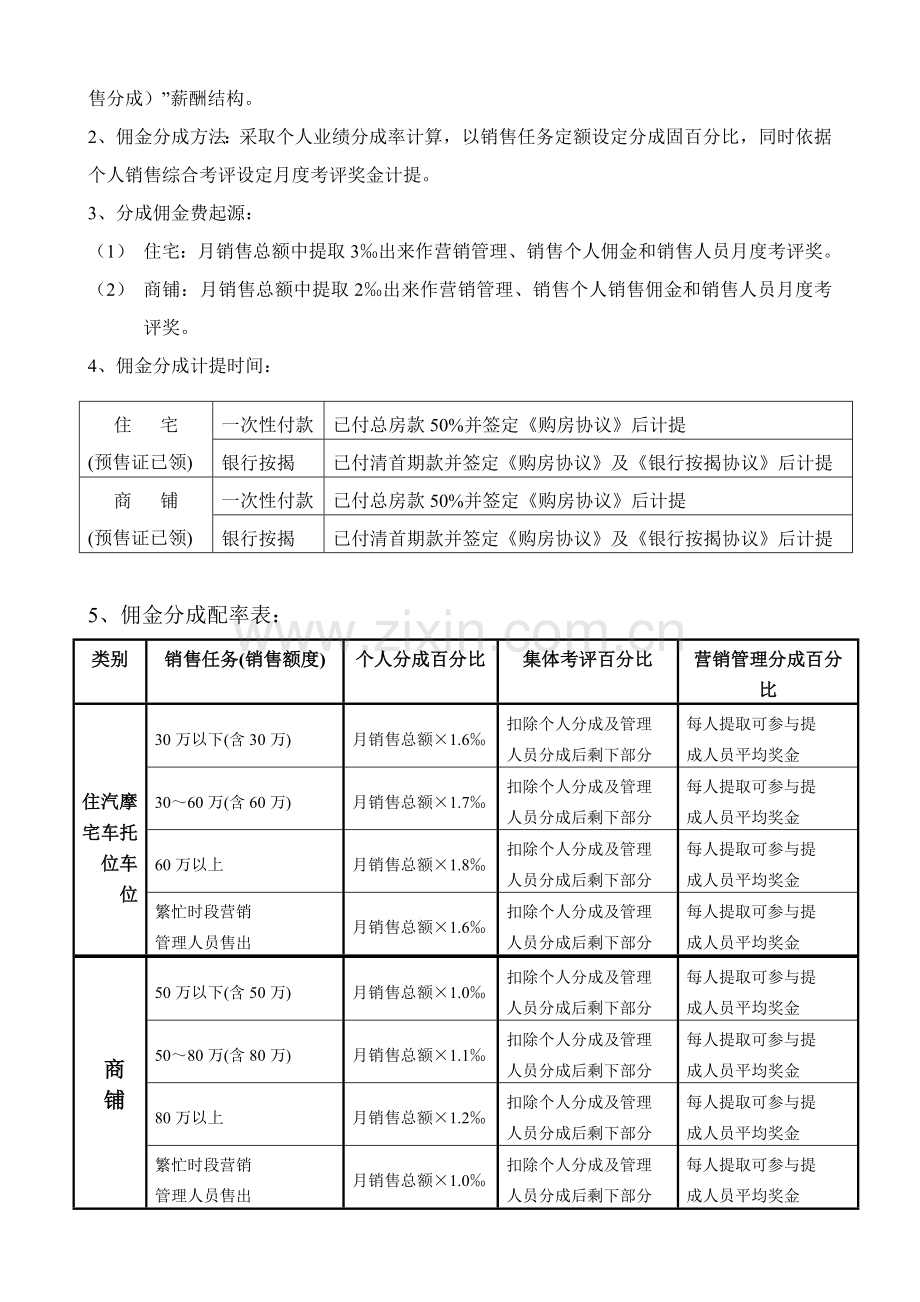 销售管理佣金提成制度样本.doc_第2页