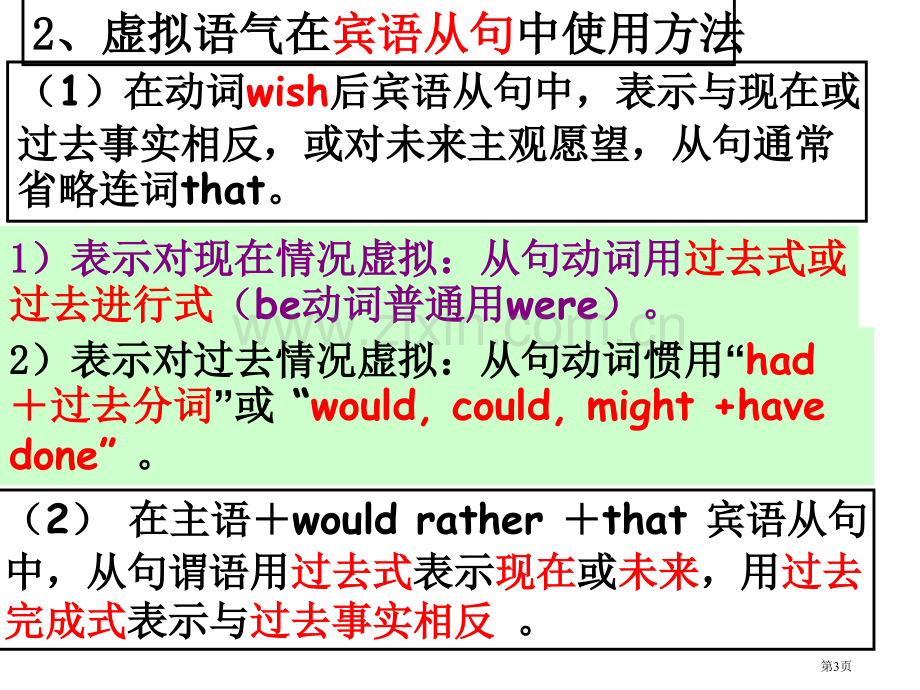 英语语法虚拟语气省公共课一等奖全国赛课获奖课件.pptx_第3页