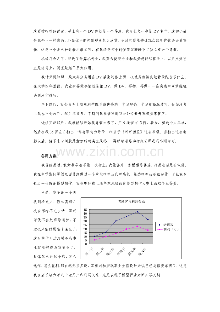 职业生涯设计方案模板样本.doc_第3页