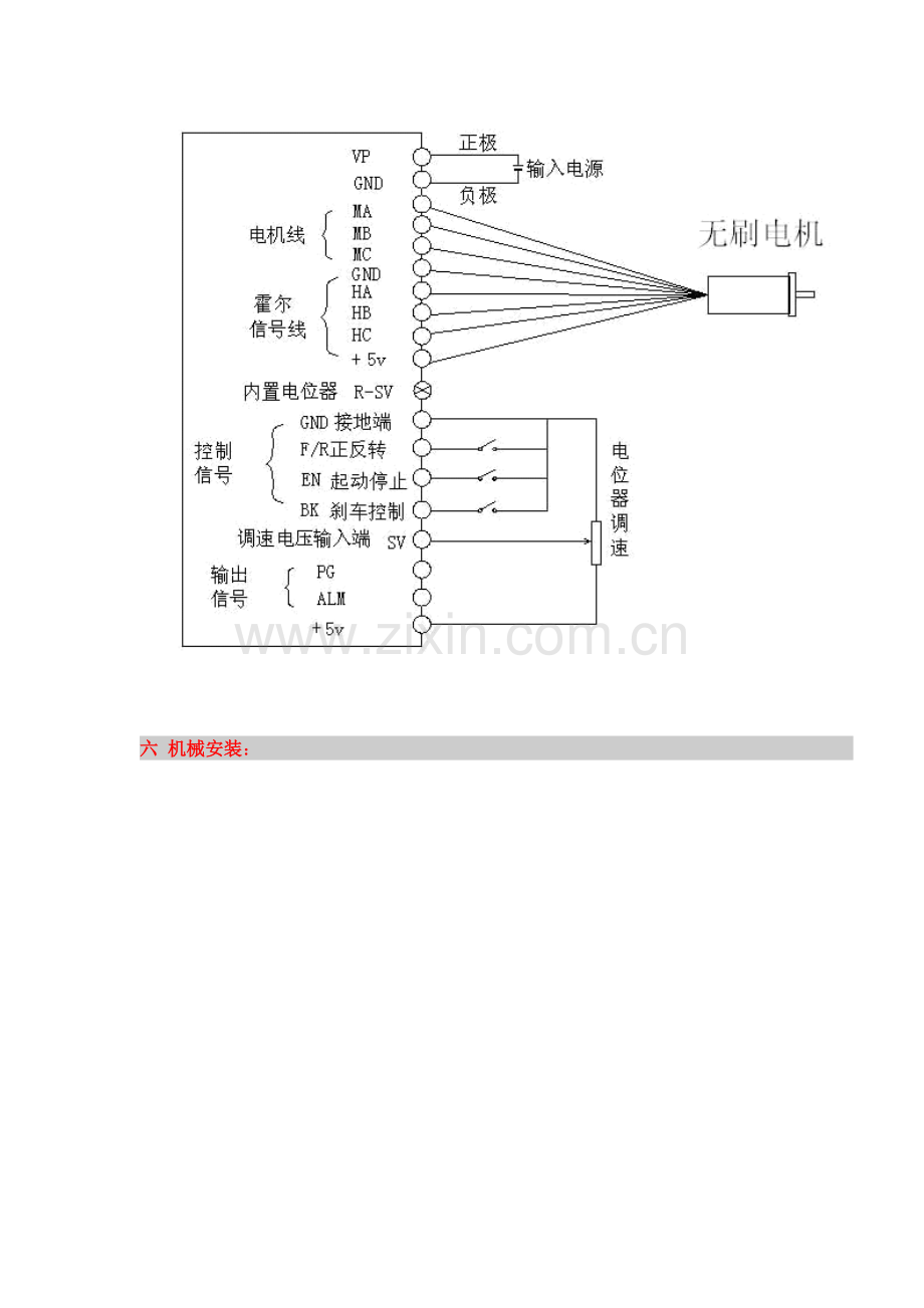 无刷直流电机驱动器新版说明书.doc_第3页