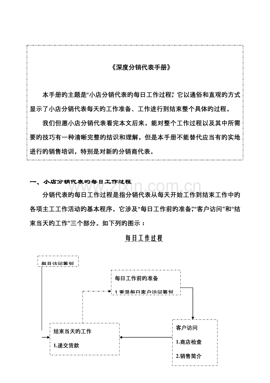 分享宝洁深度分销代表标准手册.docx_第1页