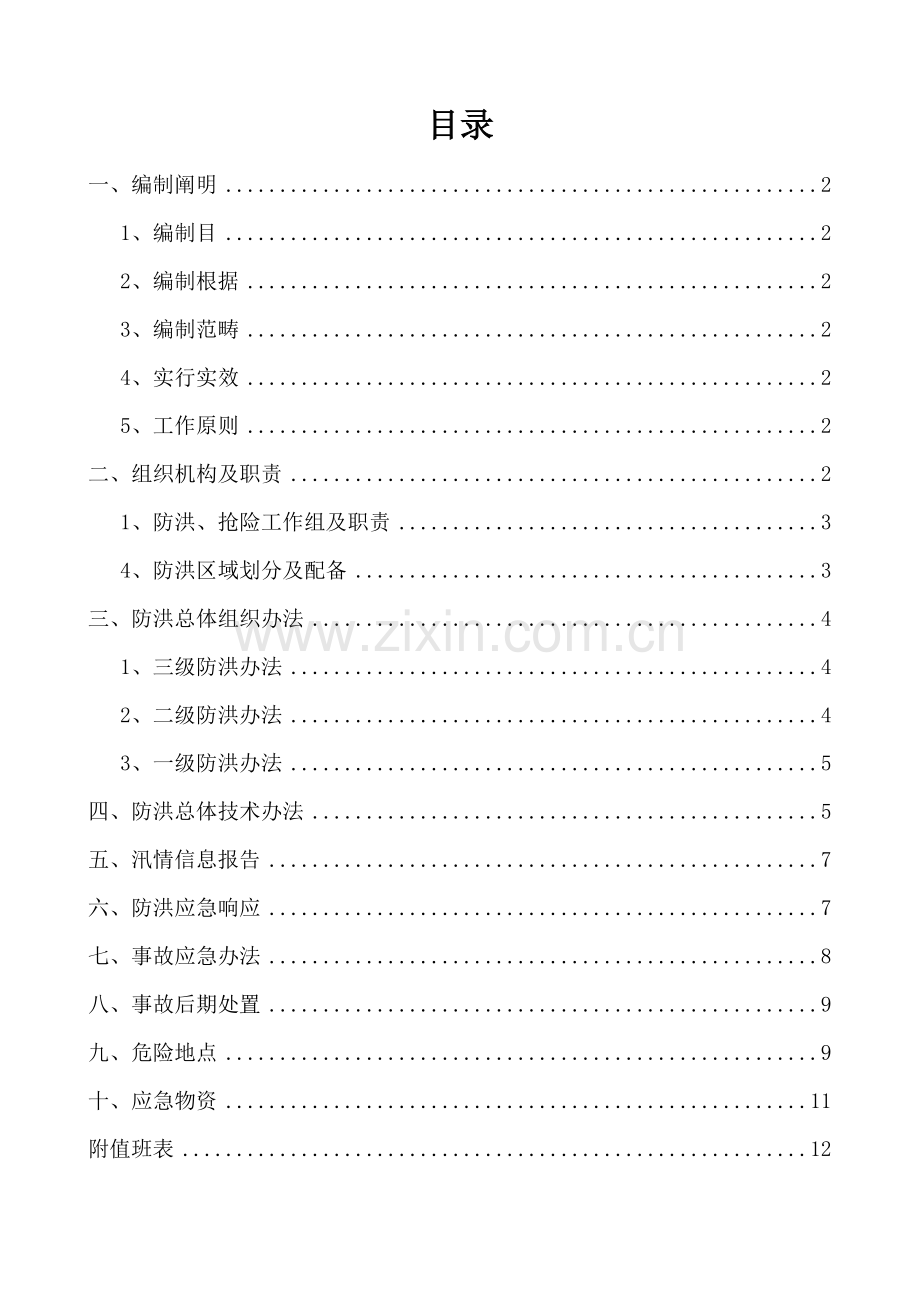 防洪应急专项预案及专项措施.doc_第1页