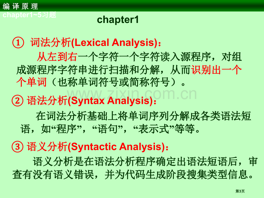 编译原理习题课答案市公开课一等奖百校联赛获奖课件.pptx_第3页