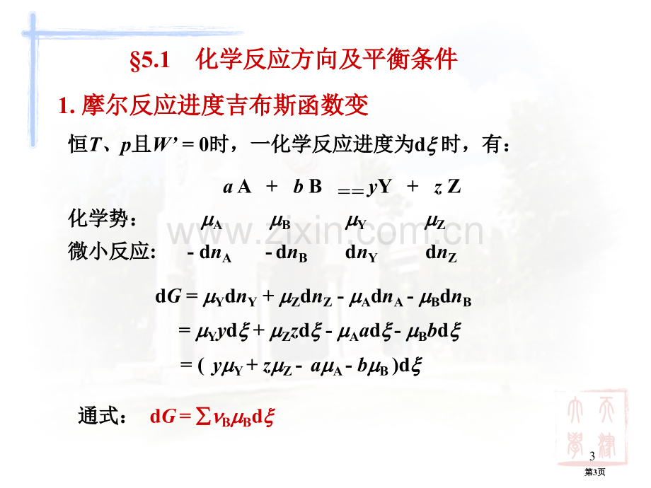 天大物理化学第五版化学平衡ppt课件市公开课一等奖百校联赛特等奖课件.pptx_第3页