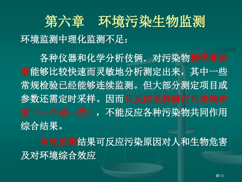 环境污染生物监测市公开课一等奖百校联赛特等奖课件.pptx_第1页