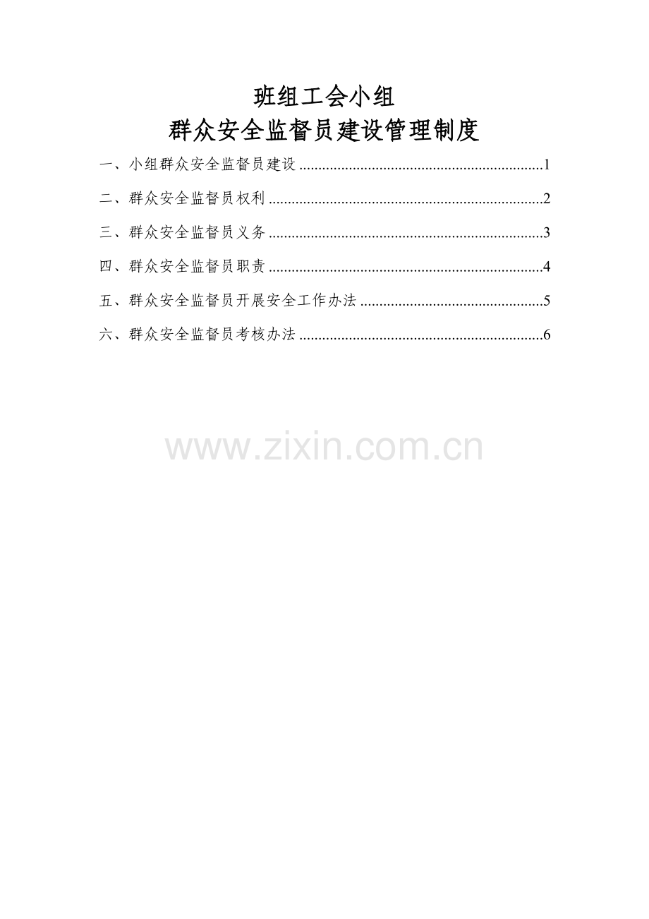 班组工会小组群众安全监督员建设管理新规制度.doc_第1页