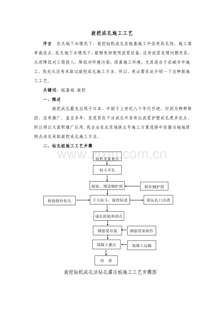 旋挖成孔综合项目施工基本工艺.doc_第1页