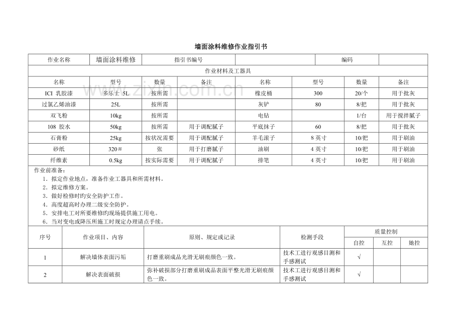 房建维修作业基础指导书.docx_第3页