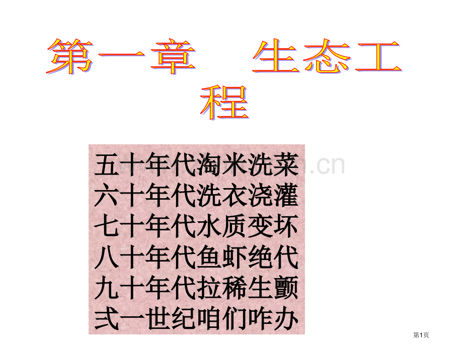 生态工程北师大省公共课一等奖全国赛课获奖课件.pptx_第1页