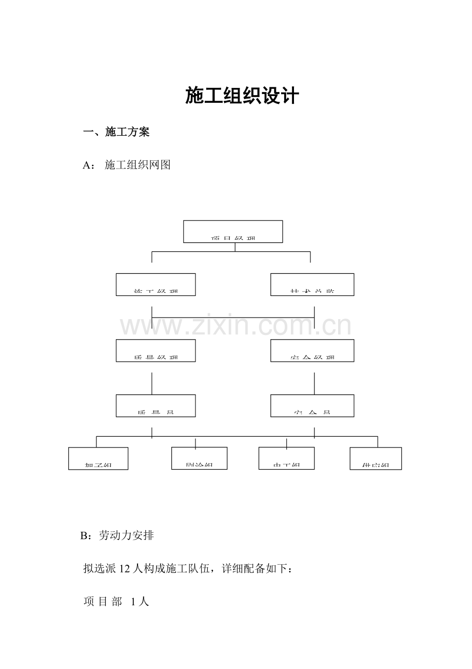 防火涂料综合项目施工组织设计.doc_第1页